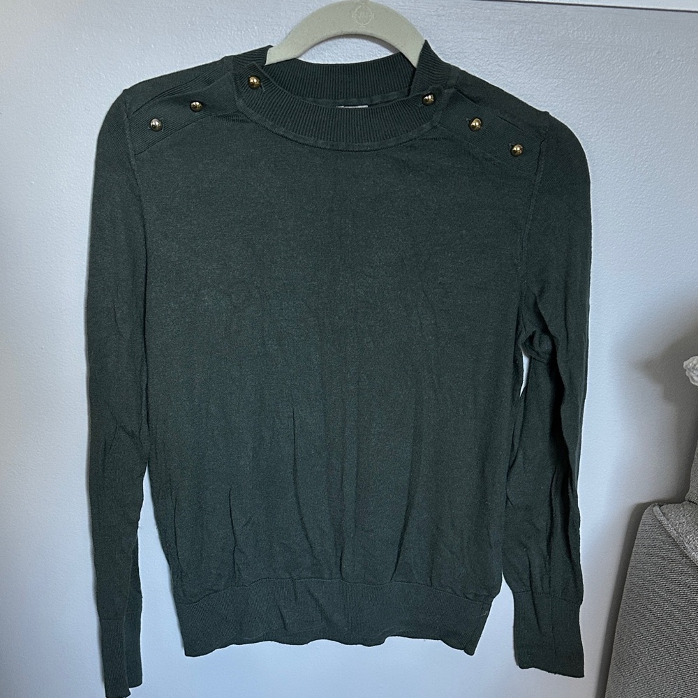 H&M Forest Green Knit Top